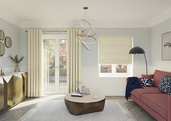 Dolce, Bamboo - Twist&Fit Roman Blind - Image 9